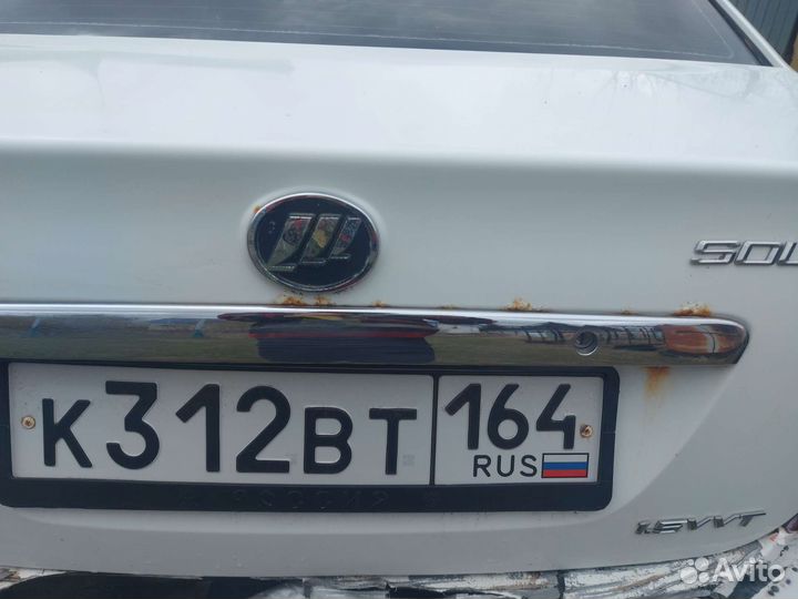 Крышка багажника lifan solano 620 -630 белая