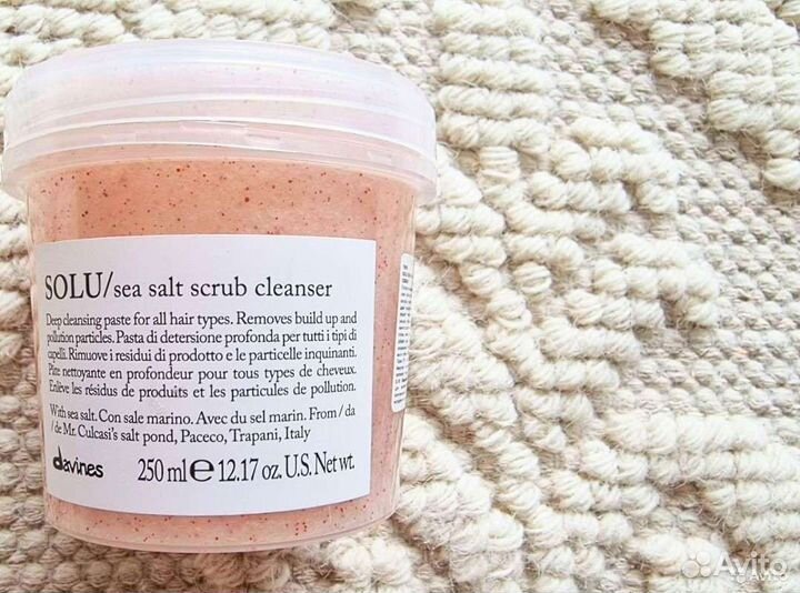 Davines скраб -шампунь solu