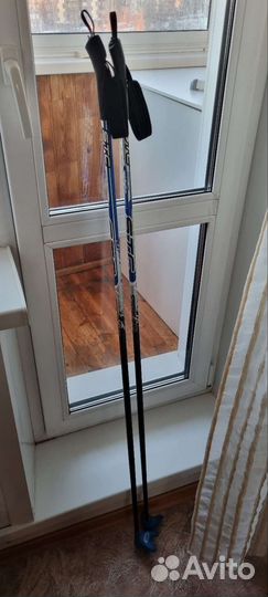 Комплект: лыжи, палки, ботинки 37р-р