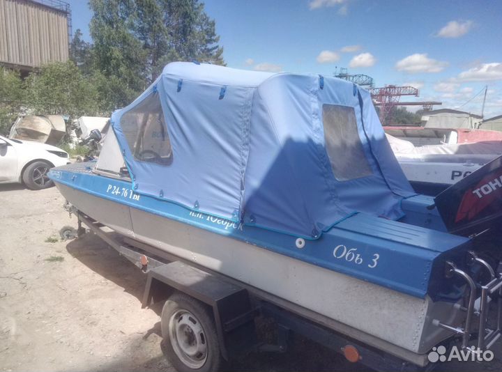 Стекло с калиткой на Обь-3