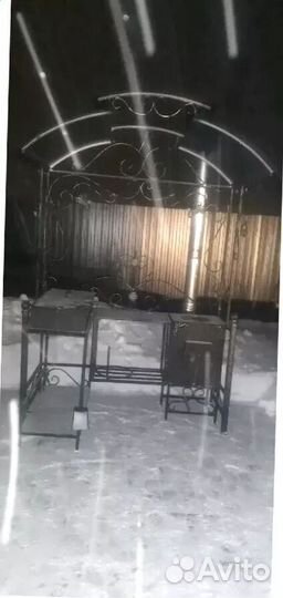 Мангал С печкой под казан