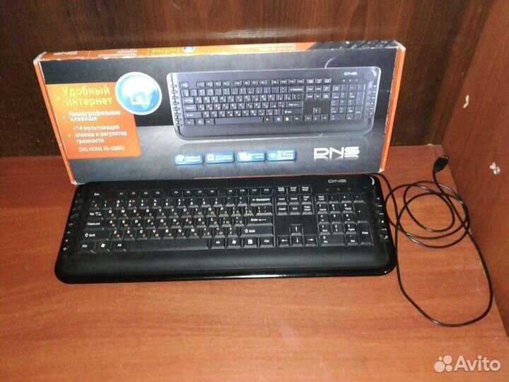 Компьютерная клавиатура DNS новая
