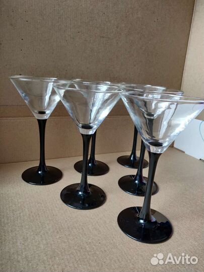 Фужеры бокалы для Мартини и коктейлей люминар