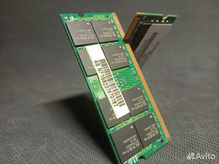 Оперативная память ddr2 So-Dimm 2x1