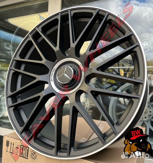 Диски R22 5x112 Mercedes Black Matt