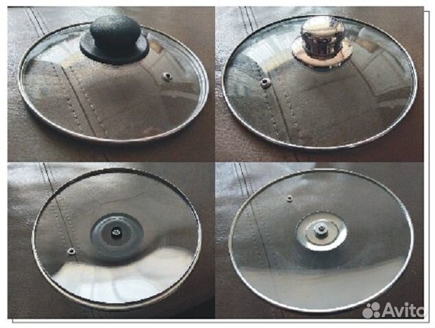 Крышки стеклянные 16,18,20,21,22,24 см / кастрюли