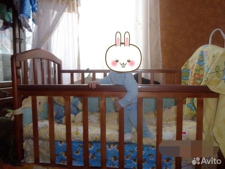 Комплект постельного белья в детскую кроватку