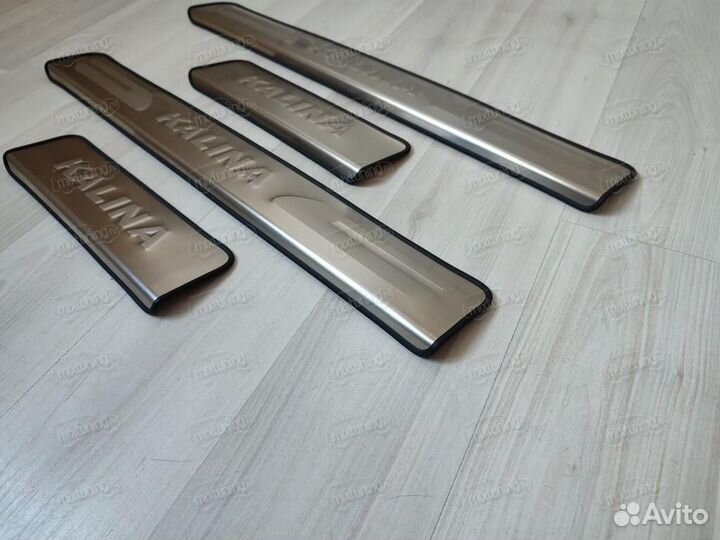 Накладки на пороги LADA (ваз) Kalina 2013-2018