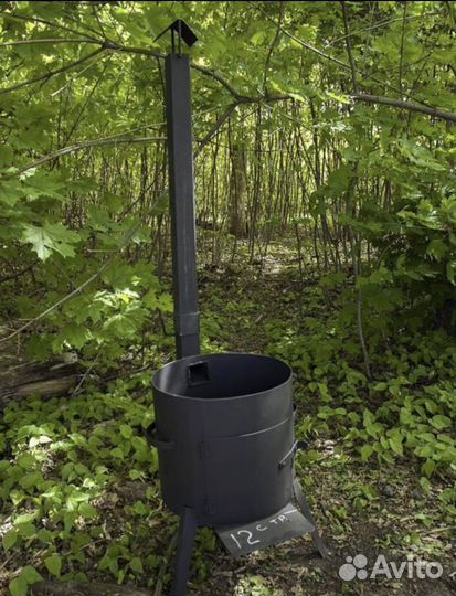 Пeчь для кaзана 12 литров с трyбой