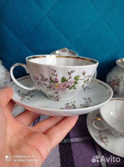 Чайный сервиз Дулево времён СССР