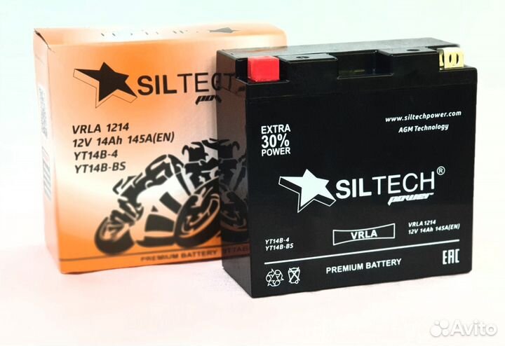 Аккумулятор siltech vrla 1214 (кнр)