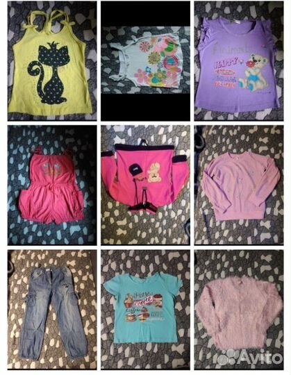 Пакет вещей на 5-7лет