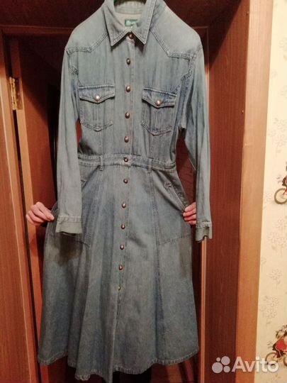 Джинсовое платье