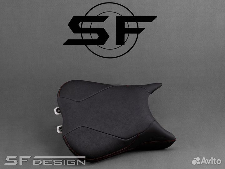 Сиденье Kawasaki ZX1000 Red Seekers Black Wonder