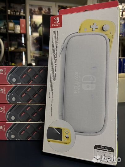 Ориг чехол + защитная пленка Nintendo Switch Lite