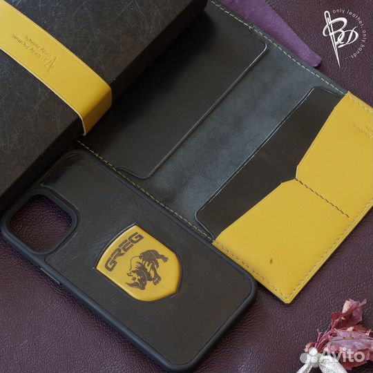 Набор чехол на iPhone 12 Pro и обложка на паспорт
