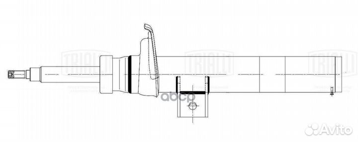 Амортизатор пер. L BMW X3 (F25) (10) AG 26163