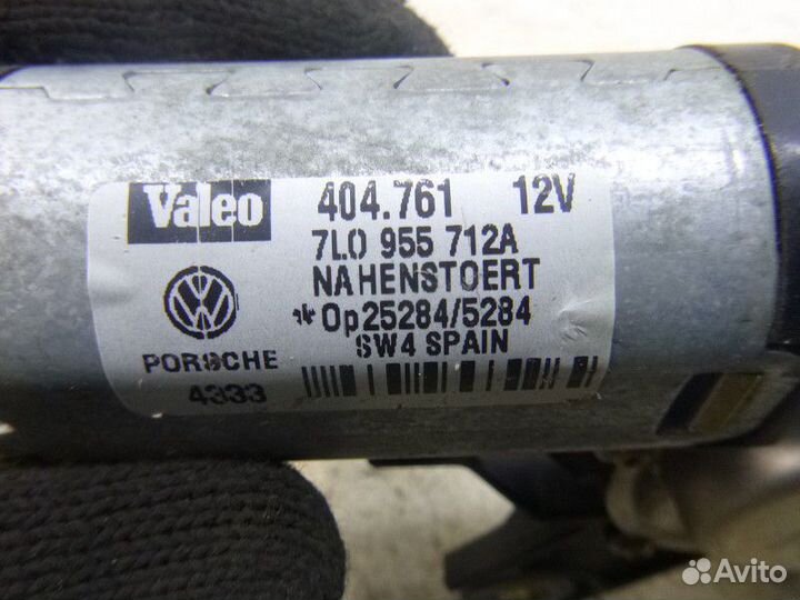 Моторчик стеклоочистителя задний Volkswagen touare