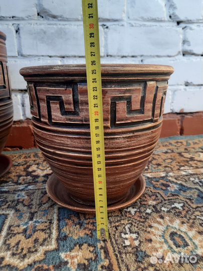 Продам набор керамических кашпо