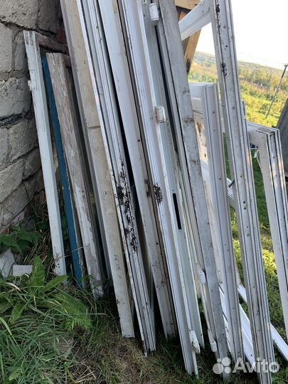 Пластиковые окна и двери бу