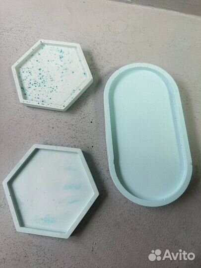 Набор подставок из гипса