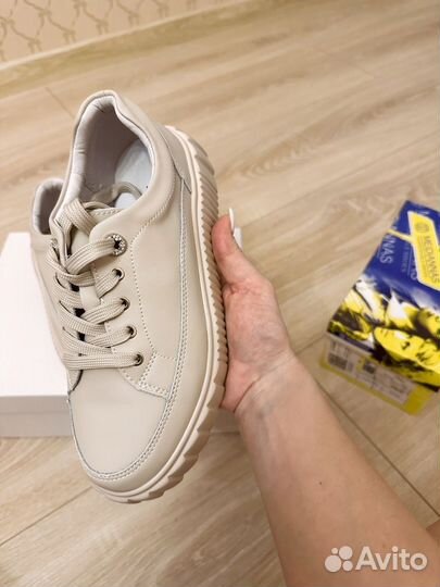 Кеды натуральная кожа