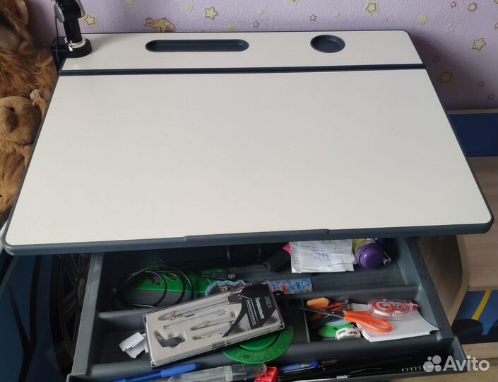 Регулируемая парта 1-5 класс (растущая) и стул