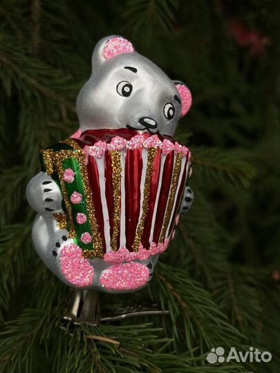 Елочные игрушки стекло 