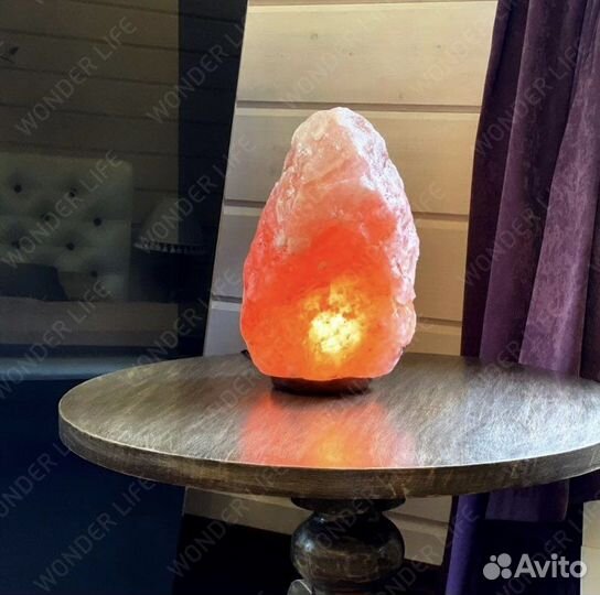 Светильник из соли 7-10кг полезный