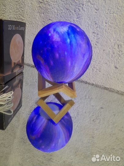 Светильник ночник Галактика беспроводной