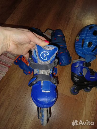 Роликовые коньки детские раздвижные