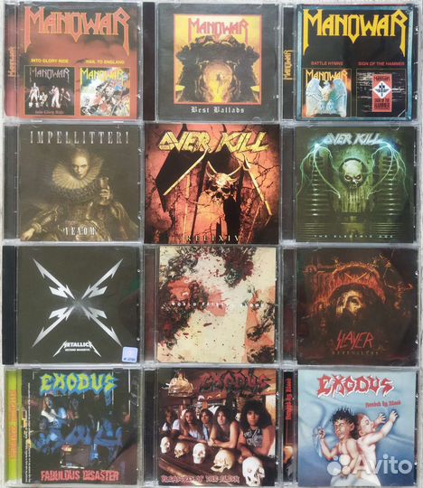 CD диски. Рок, металл зарубежный