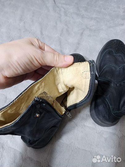 Ботинки натуральная кожа, 37 размер
