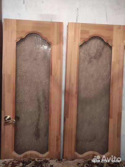 Двери межкомнатные с коробкой массив
