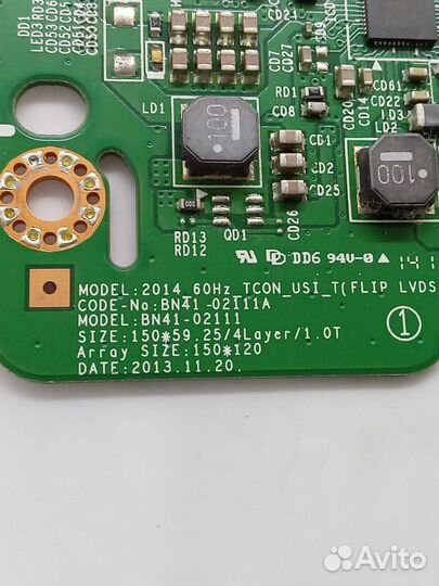 Плата T-Con BN41-02111A телевизора Samsung
