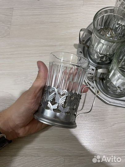 Серебряный чайный набор СССР