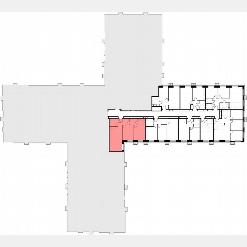 2-к. апартаменты, 73,6 м², 2/30 эт.