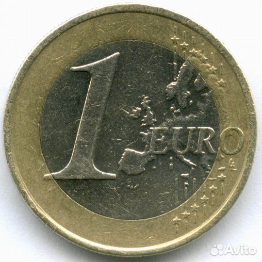 1 евро 2014 год. Латвия. Регулярный выпуск. Бимета