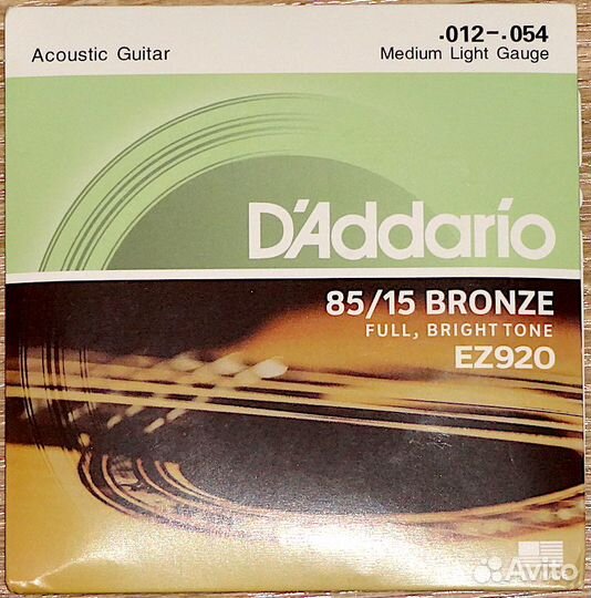 Струны D'Addario для акустической гитары