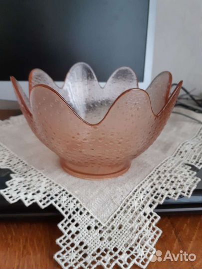 Вазы разные цветное стекло СССР