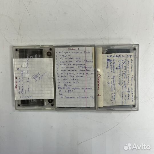 Аудиокассеты 19 штук одним лотом музыка