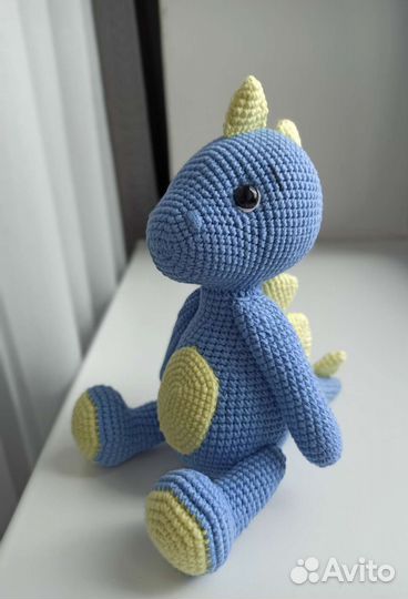 Вязаный динозавр/дракон