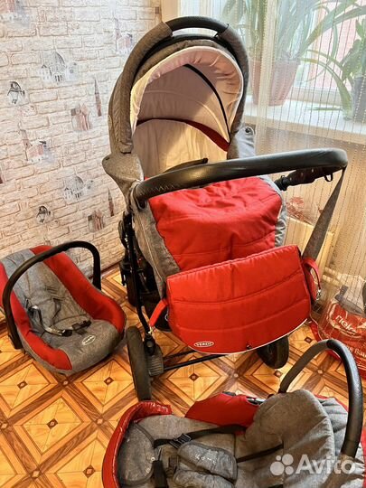Прогулочная коляска с автолюлькой