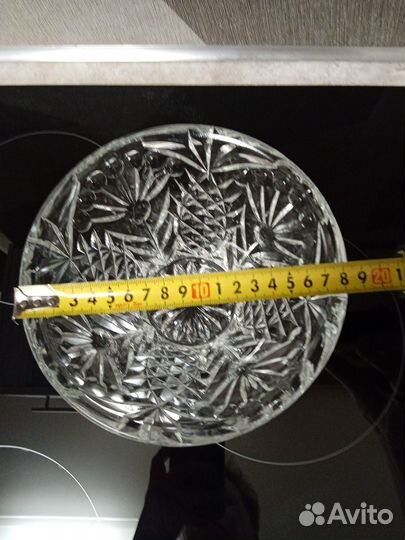 Ваза хрустальная
