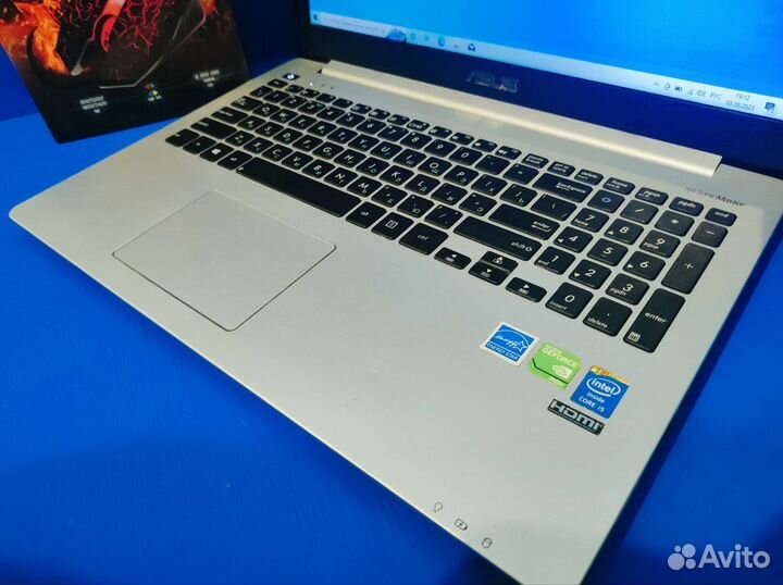 Ноутбук asus core i5/ gt740/ 6gb