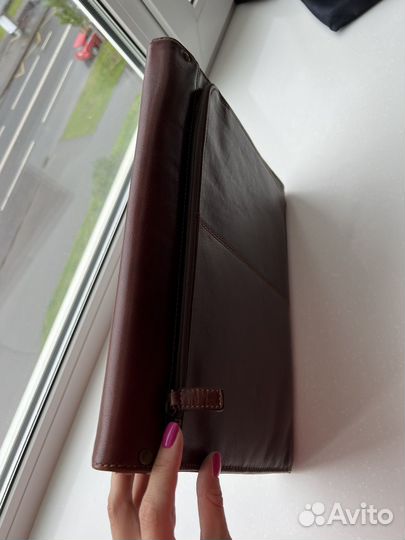 Кожаная папка для документов формат А4