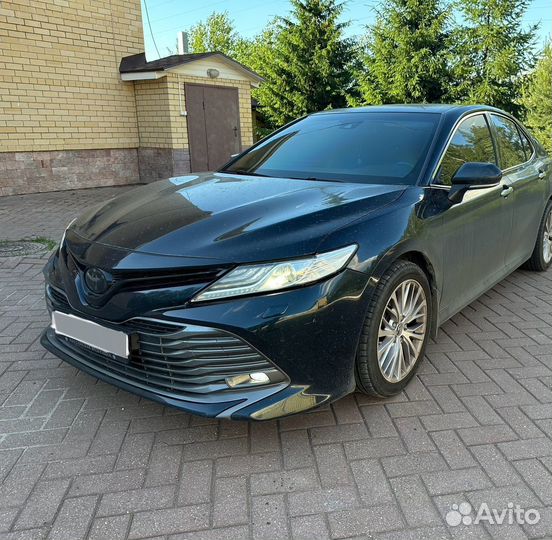 Toyota Camry 2.5 AT, 2018, битый, 126 739 км