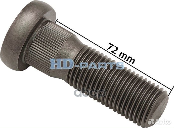 Шпилька колес. scania пер.7/8