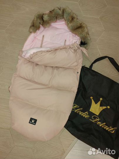 Зимний конверт в коляску