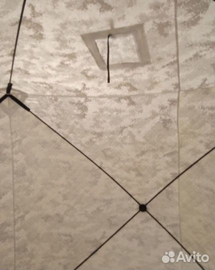 Зимняя палатка cube трехслойная 220*220*230